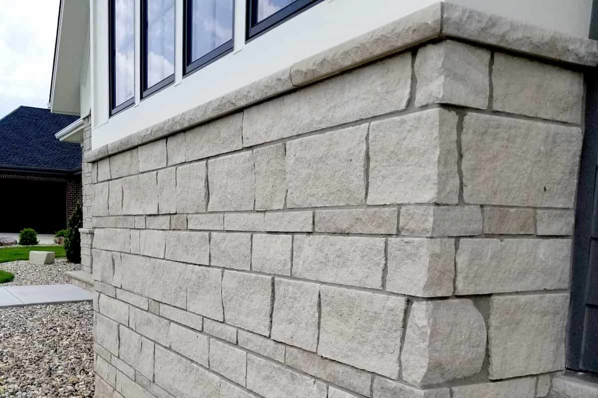  Limestone Veneer Stone; Light Fireproof Water Resistant 3 Color Yellow Gray White 