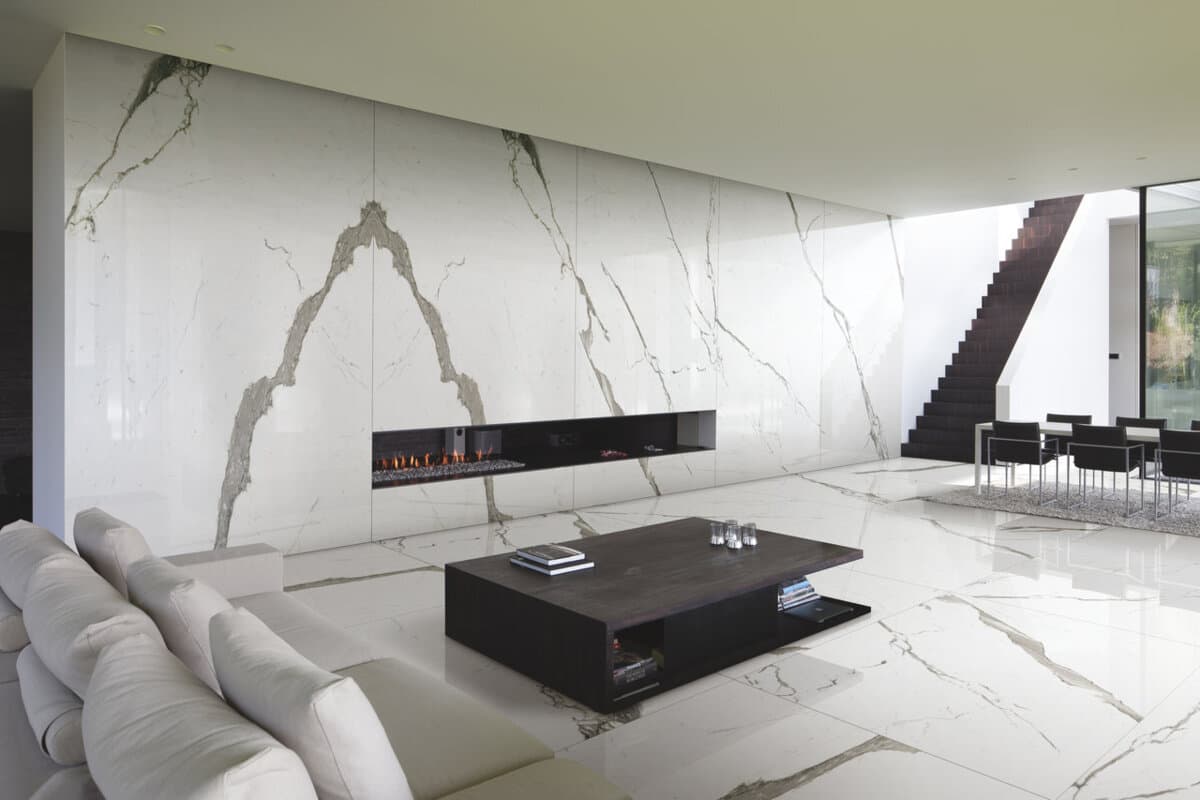  Calacatta Marble Per Square Metre (Natural Stone) Smooth Shiny Surface Buildings Facade Usage 