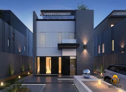 Buy blue stone house facade at an exceptional price