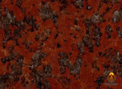 red granite stone with complete explanations and familiarization